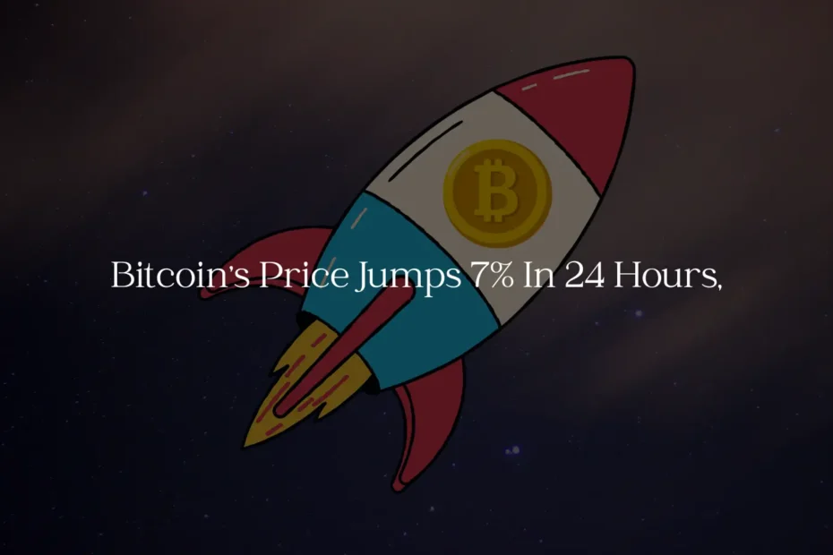 Bitcoin's Price Jumps 7% In 24 Hours, Reaching $37,900