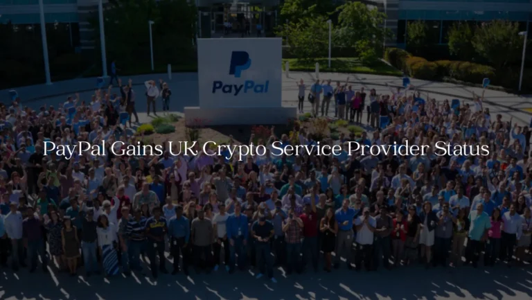 PayPal Gains UK Crypto Service Provider Status